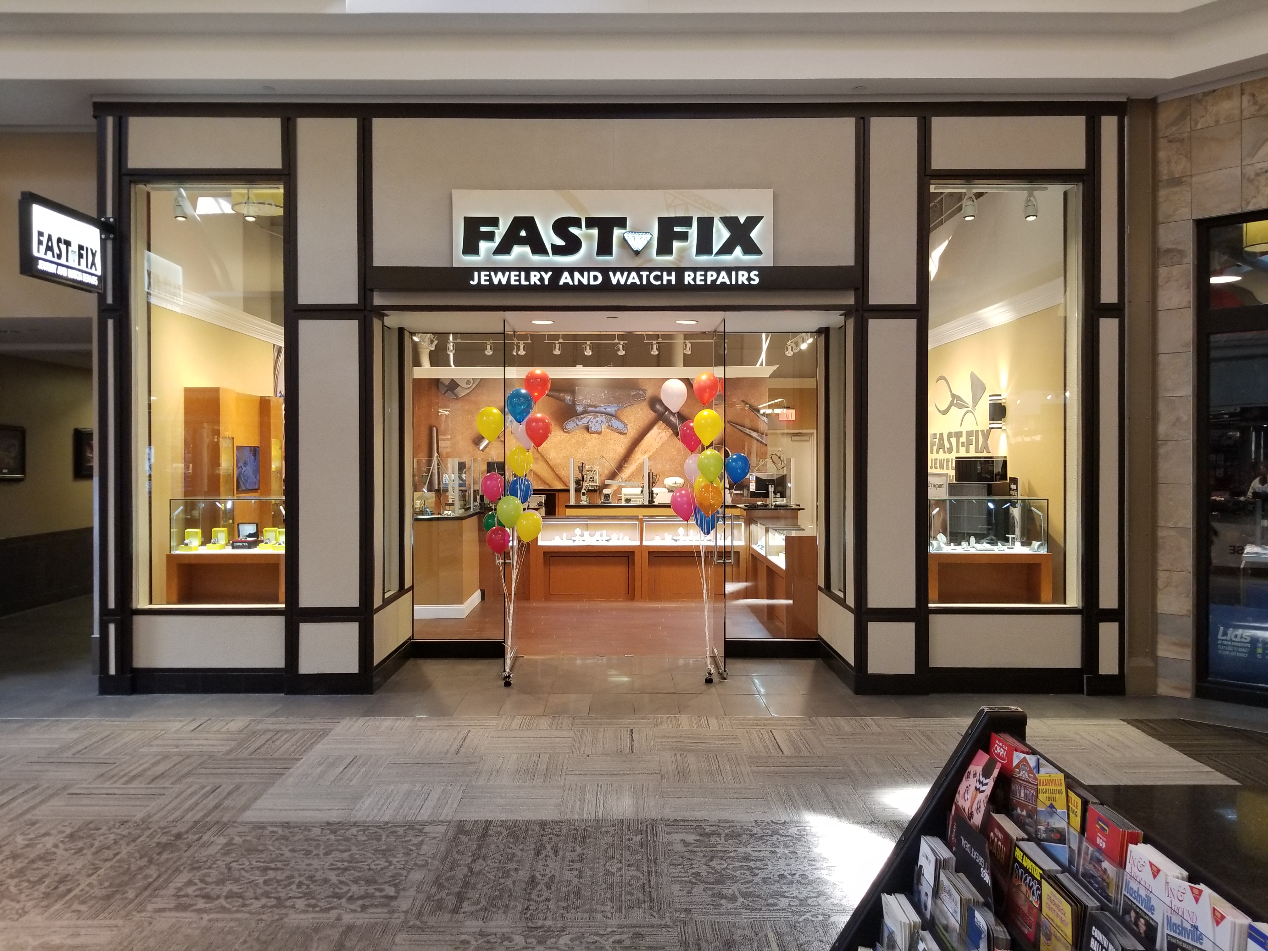 Store front of a Fast-Fix franchise