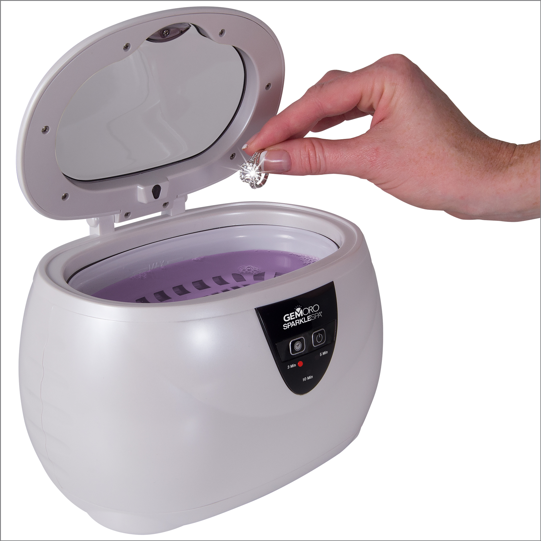 A Sparkle Spa jewelry cleaning unit